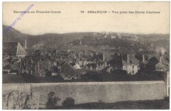 Besancon, Vue prise des Glacis d'Arenes