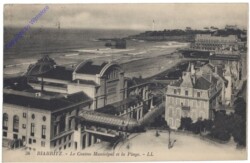 Biarritz, Le Casino Municipal et la Plage