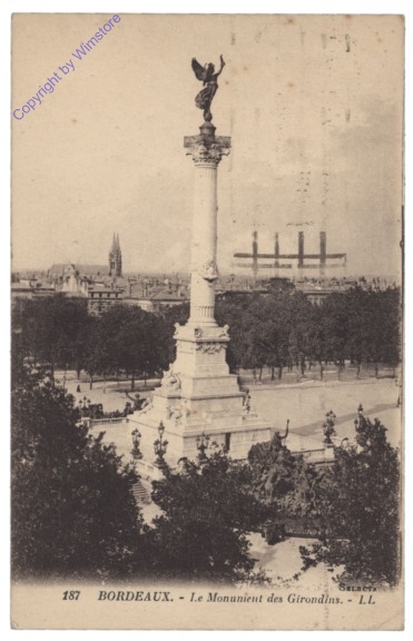 ak155125 Bordeaux, Le Monument des Girondins