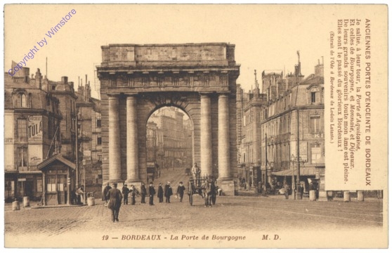 ak155128 Bordeaux, La Porte de Bourgogne