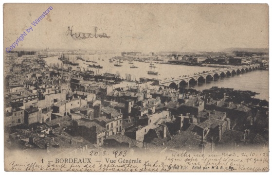 ak155144 Bordeaux, Vue Generale