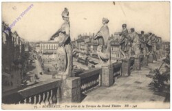 Bordeaux, Vue prise de la Terrasse du Grand Theatre