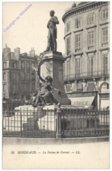 Bordeaux, La Statue de Carnot