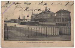 Calais, La gare maritime vue le long des quais