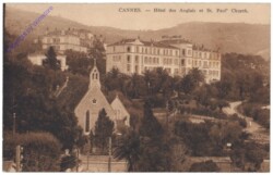 Cannes, Hotel des Anglais et St. Paul' Church