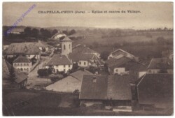 Chapelle-D'Huin, Eglise et centre du Village