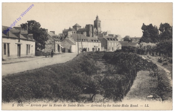 ak155368 Dol-de-Bretagne, Arrivee par la Route de Saint-Malo