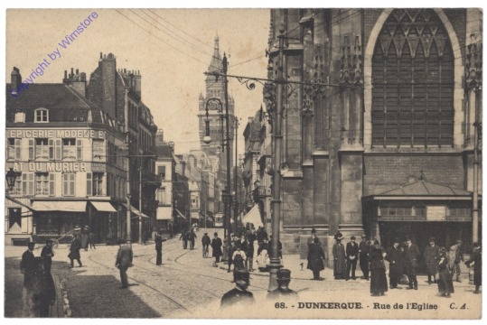 ak155383 Dunkerque (Dunkirchen), Rue de l'Eglise