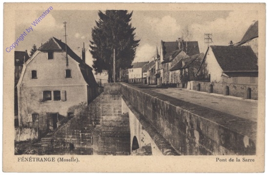 Fenetrange, Pont de la Sarre