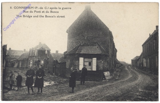 ak155423 Gonnehem, Rue du Pont et du Bosca