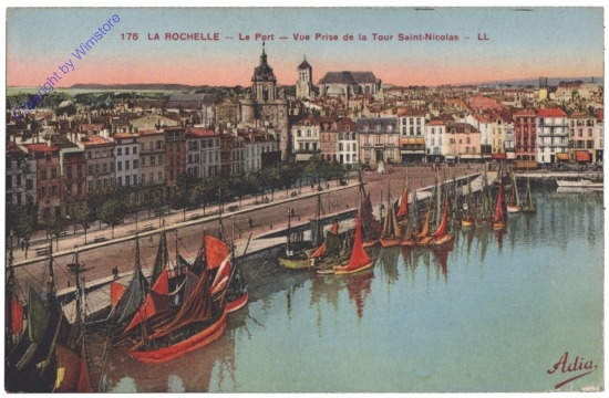 La Rochelle, Vue Prise de la Tour Saint-Nicolas