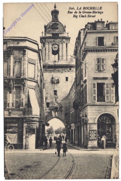 ak155495 La Rochelle, Rue de la Grosse-Horologs