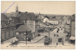 ak155538 Le Mans, Vue vers le Pont en X.