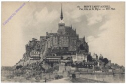 Le Mont-Saint-Michel, Vue prise de la Digue