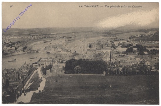 ak155561 Le Treport, Vue generale prise du Calvaire