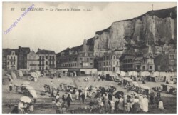 Le Treport, La Plage et la Falaise