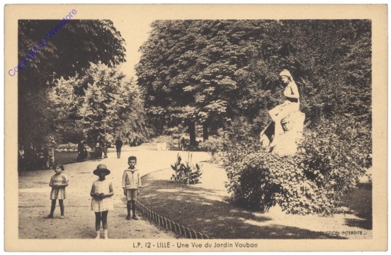Lille, Une Vue du Jardin Vauban