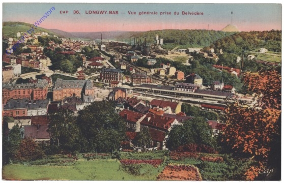 ak155607 Longwy, Vue generale prise du Belvedere