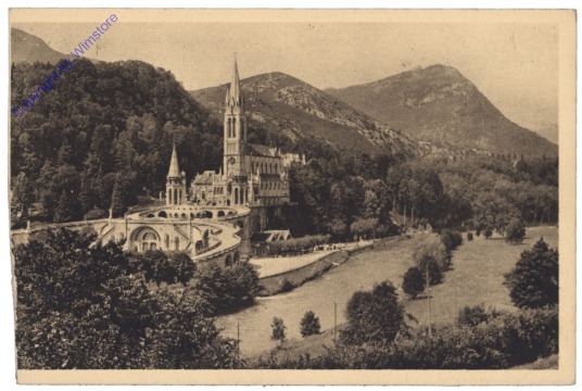 Lourdes, Vue des Sanctuaires