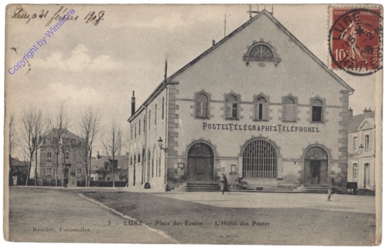 Lure, Place des Ecoles, L'Hotel des Postes