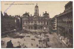 Lyon, La Place des Terreaux et l'Hotel de Ville