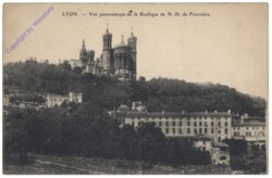 Lyon, Vue panoramique de la Basilique