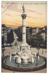 Marseille, Le Boulevard Baille et Fontaine Cantini