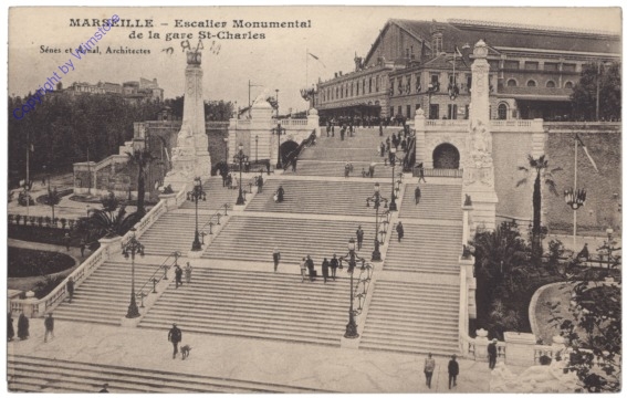 Marseille, Escalier Monumental