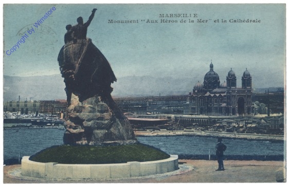 Marseille, Monument "Aux Heros de la Mer"