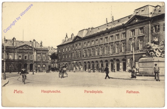 ak155827 Metz, Hauptwache, Paradeplatz, Rathaus
