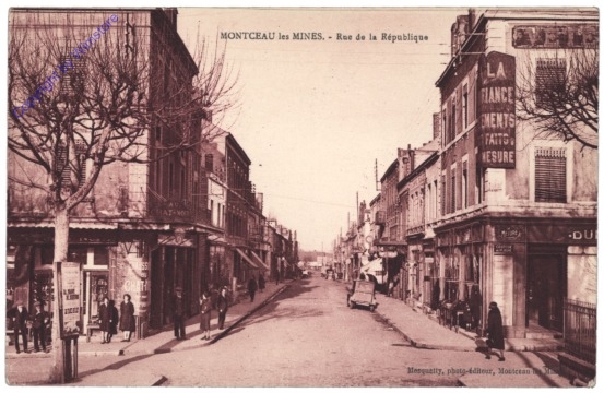 Montceau-les-Mines, Rue de la Republique