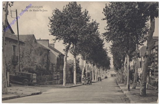 Montlucon, Route de Neris-St-Jean