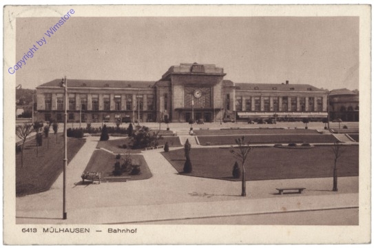 Mülhausen, Bahnhof