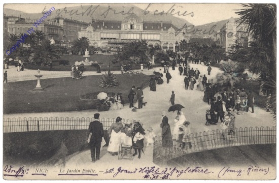 ak155939 Nizza (Nice), Le Jardin Public