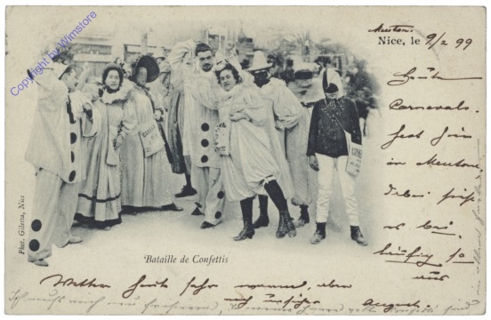 ak155970 Nizza (Nice), Bataille de Confettis