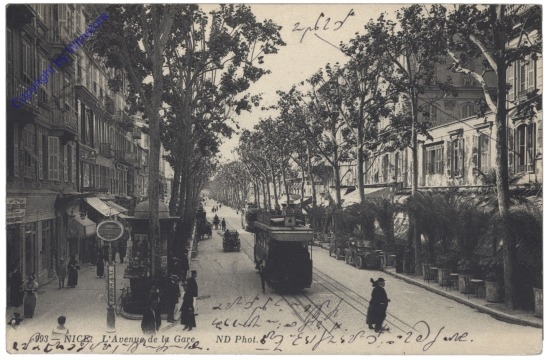 ak155979 Nizza (Nice), L'Avenue de la Gare