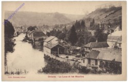ak156024 Ornans, La Loue et les Moulins