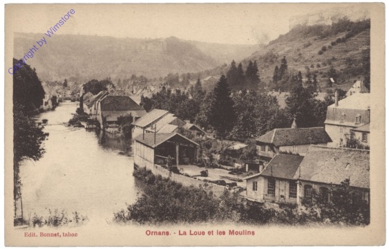 Ornans, La Loue et les Moulins