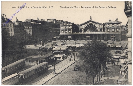 Paris, La Gare de l'Est