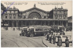 Paris, La Gare de l'Est