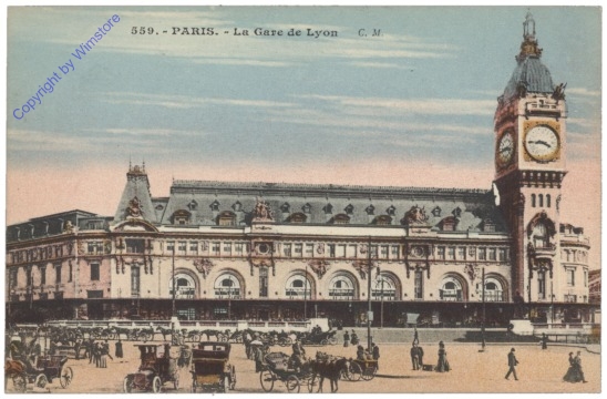 Paris, La Gare de Lyon