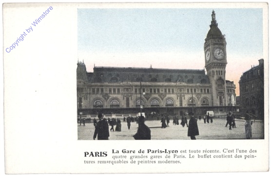 Paris, La Gare de Lyon