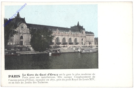 Paris, La Gare du Quai d'Orsay