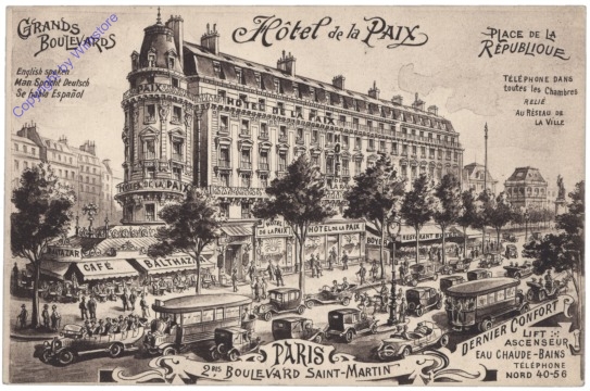 ak156082 Paris, Hotel de la Paix