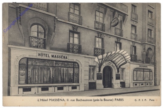 ak156095 Paris, Hotel Massena