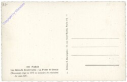 Paris, Les Grands Boulevards, La Porte St-Denis