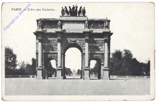 ak156110 Paris, L'Arc des Tuileries