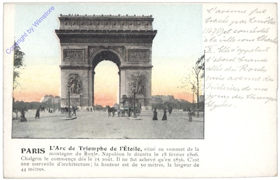 ak156114 Paris, L'Arc de Triomphe