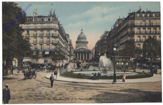 Paris, Pantheon, Rue Soufflot
