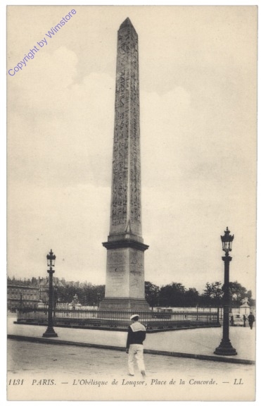 Paris, Place de la Concorde, L'Obelisque de Louqsor